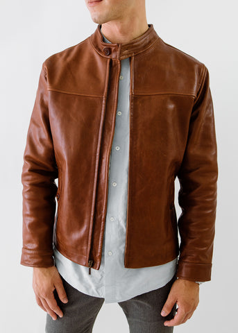 Ashbee Cafe Racer in Tobacco Brown